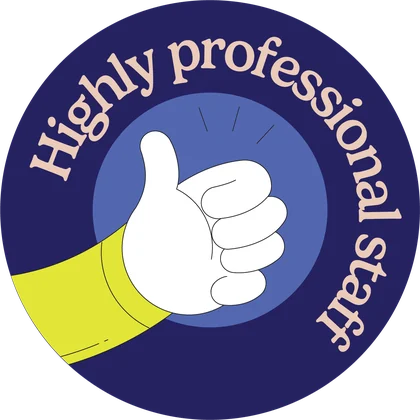 Highly professional staff